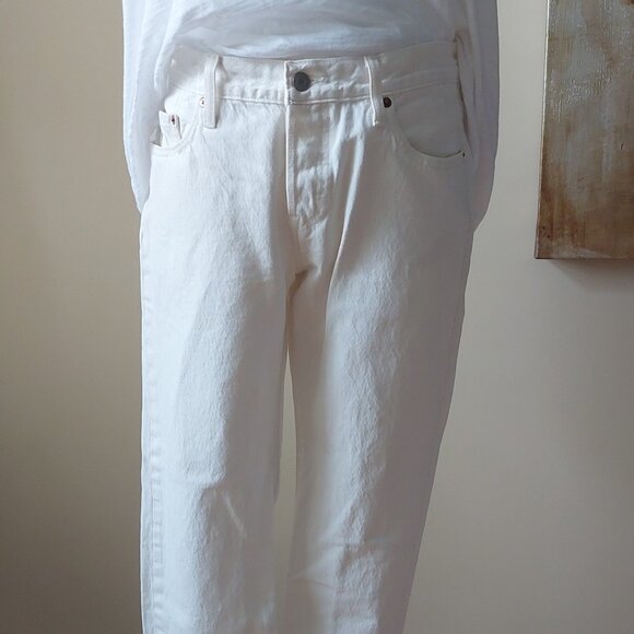 Levi's 501 CT Women's White Jeans - Picture 1 of 11